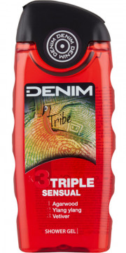 Denim Tribe x3 Triple Sensual gel de dus 250 ml