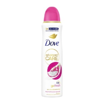 Deodorant antiperspirant spray Dove Advanced Care 0% Saruri de Aluminiu Dragon Fruit 150ml