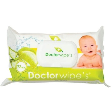 Doctor wipe`s Aloe Vera servetele umede 72 buc