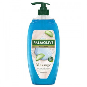 Gel de dus cu pompa Palmolive Wellness Massage Sea Salt, Aloe & Essential Oil 750 ml