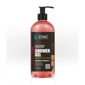 Gel de dus cu pompa Zidac Muscle Therapy Black Pepper and Ginger 500 ml