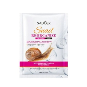Mască pentru față cu extract de melc și colagen Sadoer Snail Collagen 25 g