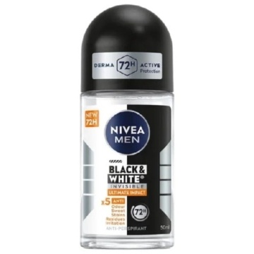 Roll-on Nivea Men Black & White Ultimate Impact, 50 ml
