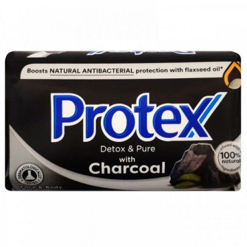 Sapun solid antibacterian cu carbune Protex Detox & Pure Charcoal 90 g - Img 2