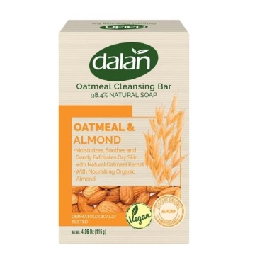 Sapun solid natural Dalan Oatmeal & Almond 2 x 115 g