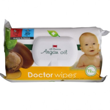 Servetele umede Argan Oil Doctor wipe' s 72 buc