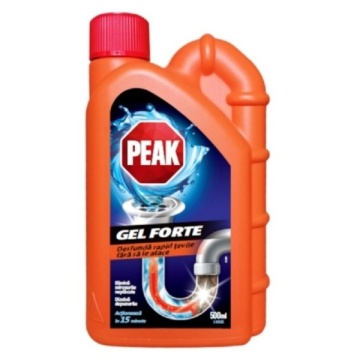 Solutie gel pentru desfundat tevi Peak Out Gel Forte 500 ml