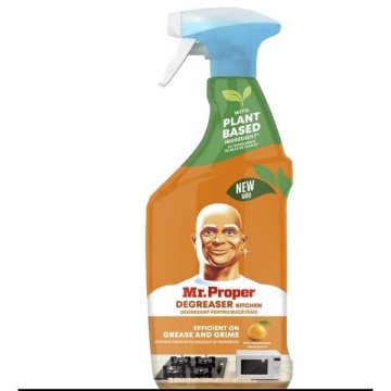 Solutie spray degresanta pentru bucatarie Mr Proper Kitchen Degreaser Mandarin 750 ml