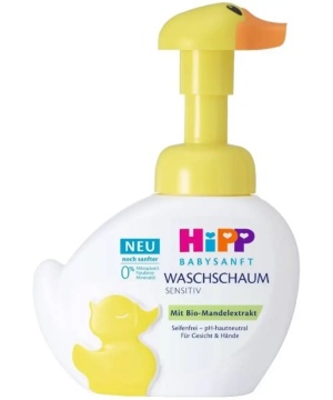 Spuma curatare fata si maini Hipp Babysanft Sensitiv 250 ml