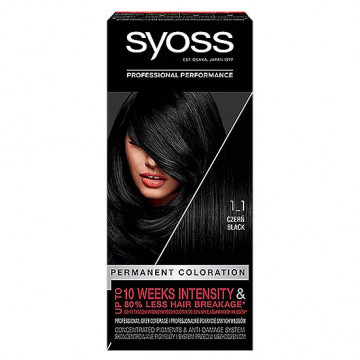 Vopsea de par permanenta 1-1 Negru Syoss Professional Performance 115 ml