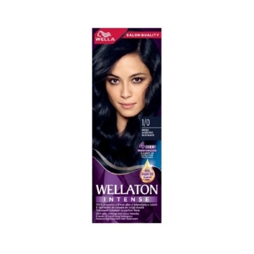 Vopsea de par permanenta Wellaton Intense 1/0 Negru Albastrui