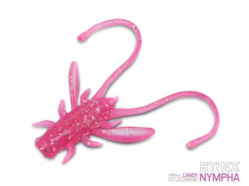 Naluca Soft Delphin B! Stinx Nympha 2.5cm culoare Candy, aroma Branza, 20 buc.