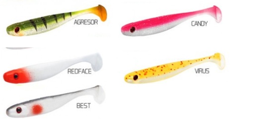 Shad Delphin BOMB! Rippa Mix, 5cm., 5 buc./plic