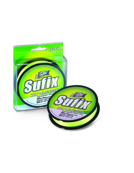 Fir Monofilament Sufix Key Lime IGFA 600m., culoare Neon Lime