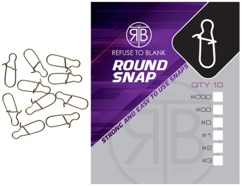 Agrafe Rapide RTB Round Snap #000, 10buc./plic