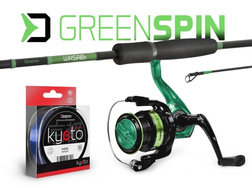 Combo Spinning Delphin GreenSpin 1.8m., 30g.