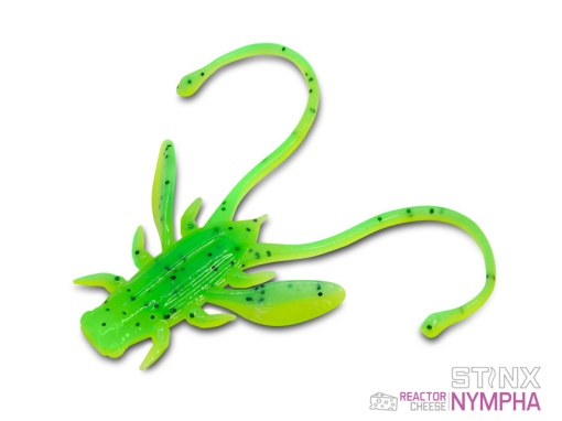 Naluca Soft Delphin B! Stinx Nympha 2.5cm culoare Reactor, aroma Branza, 20 buc.