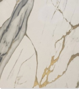 Placa decorativa PVC - Carrara Gold 2800 x 1220 x 3 mm
