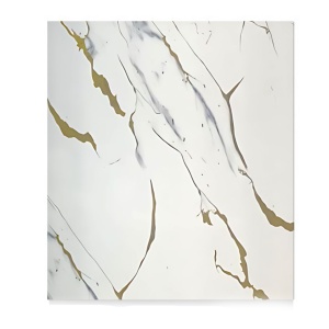 Placa decorativa PVC - Dazzy Gold insertii gold 2800 x 1220 x 3 mm