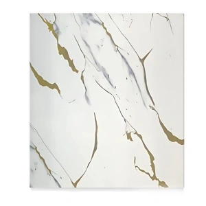 Placa decorativa PVC - Dazzy Gold insertii gold 2800 x 1220 x 3 mm