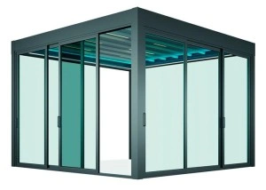 Ușă Glisantă Din Sticlă Cu Ramâ compatibil cu latura de 4m 9610