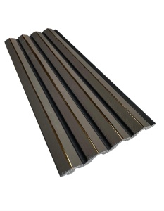 Panouri decorative tip riflaj WOODY insertii gold 290cm x 12cm x 12mm W12-8080