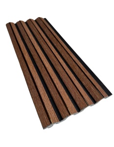 Panouri decorative tip riflaj WOODY insertii gold 290cm x 12cm x 12mm W12-011