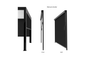 Plasa Tip Rulou Manuala, Anti Insecte, Anti UV 370cm X 218cm compatibil cu latura de 4m - Img 2