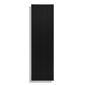 Riflaj panou MDF acoustic 280x100x0.9 cm Black