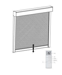Plasa Tip Rulou Automata, Anti Insecte, Anti UV 270cm X 218cm compatibil cu latura de 3m - Img 3