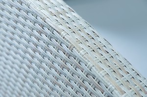 Mobilier gradina rattan din otel bej cu maro deschis 6 pers. formă de L 160011 - Img 5