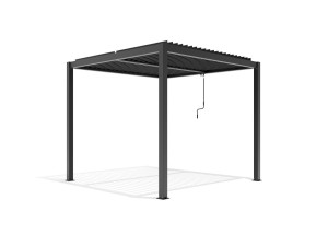 Pergola Manuala Bioclimatica, Pavilion 4x4x2.5metri , Premium, Aluminiu - Img 1
