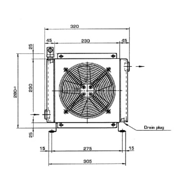 Radiator racire ulei 12V DC