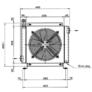 Radiator racire ulei 12V DC