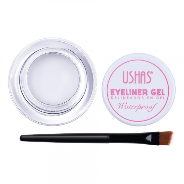 Eyeliner Colorat Ochi Super Cat Eye Ushas + Pensula Aplicare, White