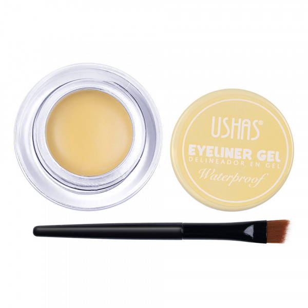 Eyeliner Colorat Ochi Super Cat Eye Ushas + Pensula Aplicare, Yellow