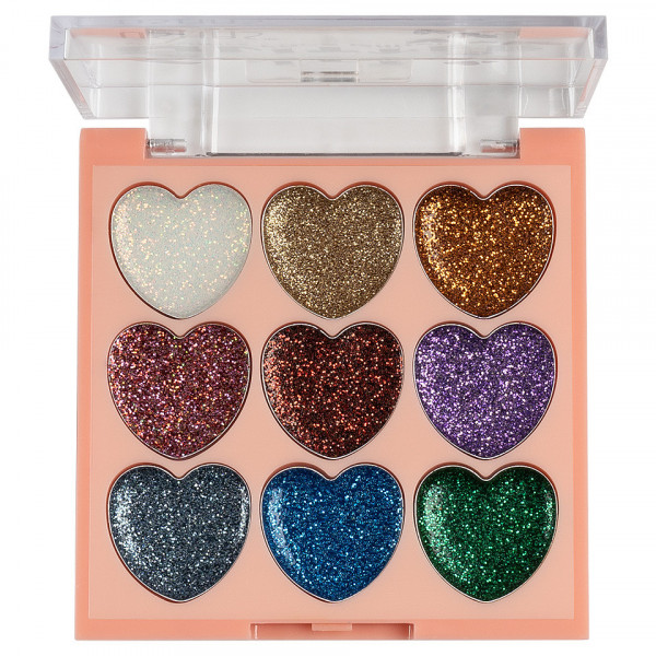 Trusa Glitter Ushas 9 culori Diamond Vibes #01