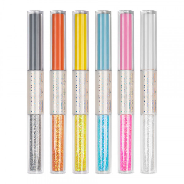 Eyeliner colorat 2 in 1 Handaiyan A, Set 6 buc