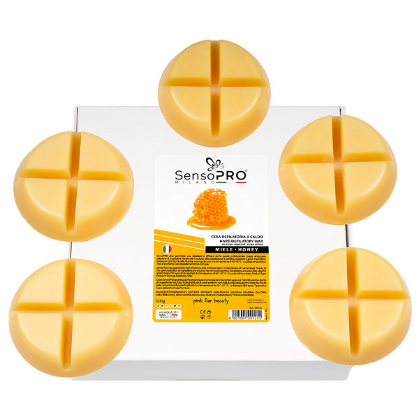 Ceara Epilat Elastica Refolosibila SensoPRO Milano Honey Hard Round Wax, 500g