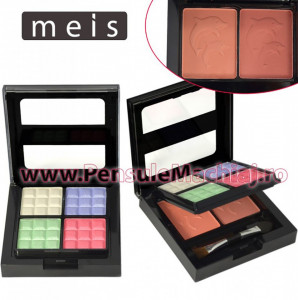 Trusa Farduri 6 culori cu blush, oglinda #01 Shimmering Temptation