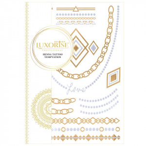Tatuaj Temporar LUXORISE Henna Temptation Gold Edition E024