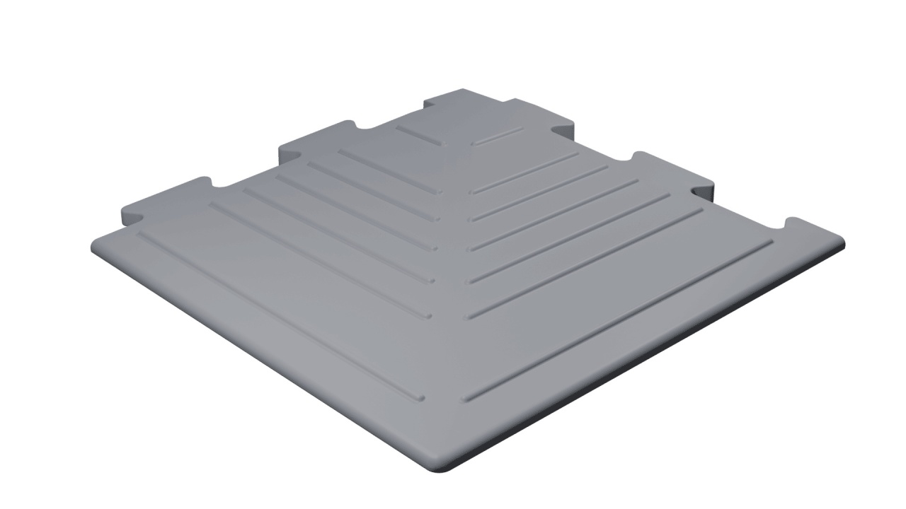 PVC rampa za podne puzzle ploče-Grizzzly Tiles 500x130mm