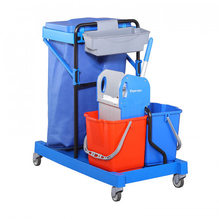 SVE ZA POD_Kombinovana kolica za čišćenje podova sa policom i vrećom za otpad M36