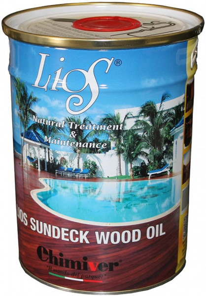 LIOS SUNDECK WOOD OIL-ulje za drvene podove, terase i decking 5L