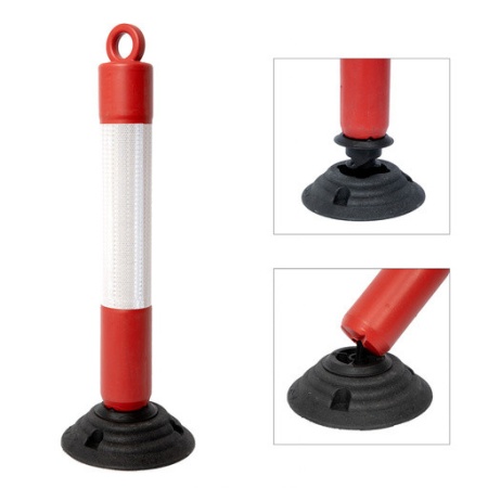 Upozoravajući stubić FLEKSIBILNI Ø 100 mm - HDPE 80 cm sa manjim fotografijama baze