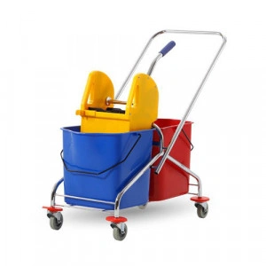 Kolica za čišćenje podova metalni ram - 23L x 2