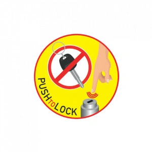 SVE ZA POD_Parking barijera stub 62cm-obarajući sa push to lock bravicom_sistem zaključavanja