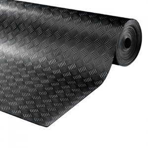 Guma u rolni reljefna REBRASTA KOCKA - 3 mm x 1200 mm