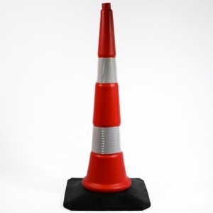 Dvodelni putarski čunj HDPE 90 cm