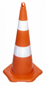 Jednodelni putarski čunj PVC 75 cm